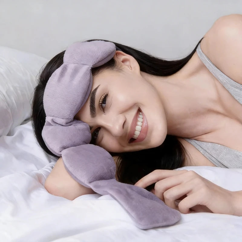 SleepShield™ Weighted Eyemask – 100% Blackout, Strap-Free Design for Deep Sleep and Side-Sleeping Comfort