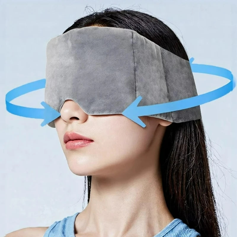 SleepShield™ Weighted Eyemask – 100% Blackout, Strap-Free Design for Deep Sleep and Side-Sleeping Comfort